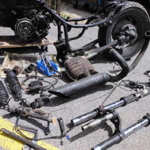 Yamaha 2YL Ersatzteile Rahmen Motor Brief