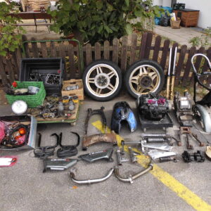 Honda  CB400N CB400T CB250N, CB250T Ersatzteile Gabel Krümmer Rahmen