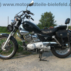 SYM Husky 125 Chopper LEDER Satteltaschen