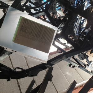 Kawasaki GPZ500S EX500D Rahmen mit Brief