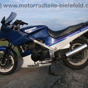 Kawasaki GPZ 500S Weiss-Blau