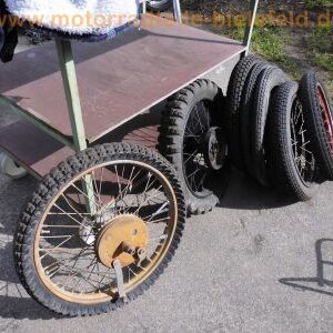 Oldtimer Veteranen Motorräder Reifen Felgen