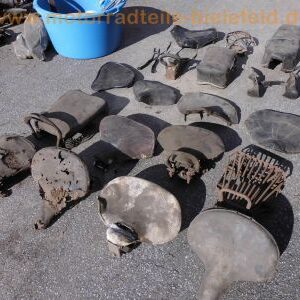 Oldtimer Veteranen Motorräder Sitze Sattel